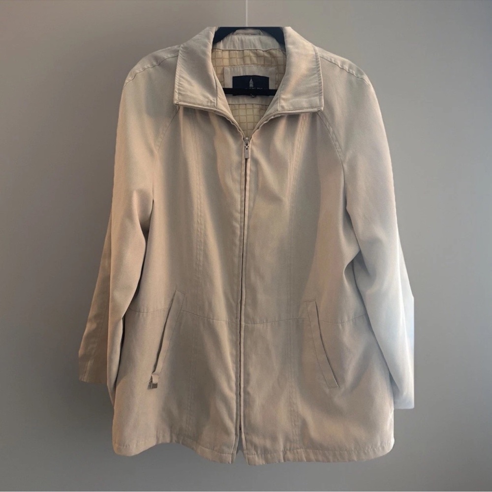 London Fog Light Tan Utility Jacket